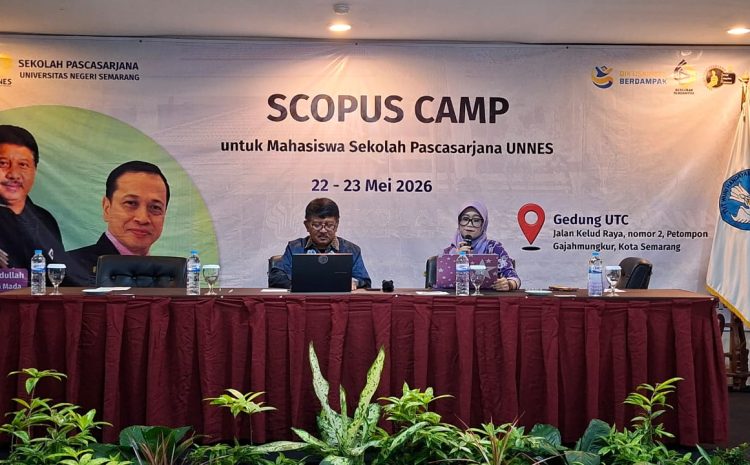  IA Scholar Foundation Dampingi Mahasiswa Pascasarjana UNNES dalam Scopus Camp 2026